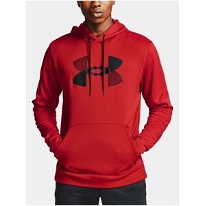 Mikina Under Armour Armour Fleece Big Logo HD - červená