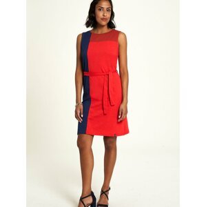 Modro-červené šaty Tranquillo