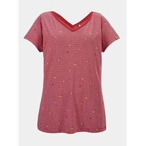 Růžové dámské vzorované tričko killtec