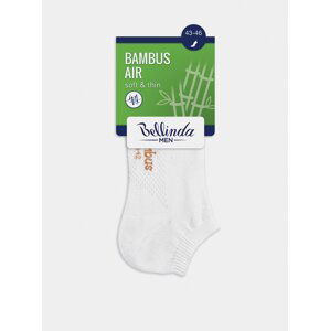 Bílé pánské ponožky Bellinda BAMBUS AIR IN-SHOE SOCKS