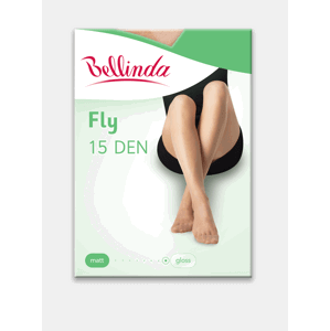 Černé dámské lesklé punčochové kalhoty Bellinda FLY PANTYHOSE 15 DEN