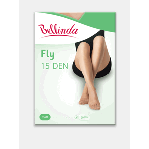 Tělové dámské lesklé punčochové kalhoty Bellinda FLY PANTYHOSE 15 DEN