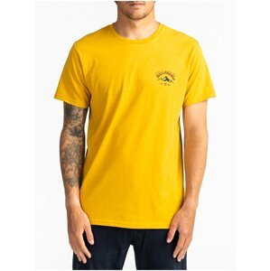 Billabong ARCH PEAK MUSTARD pánské triko s krátkým rukávem - žlutá