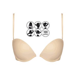 Tělová dámská víceúčelová push-up podprsenka Wonderbra MULTIWAY BRA