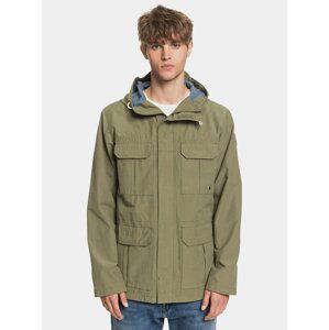 Khaki pánská lehká bunda Quiksilver