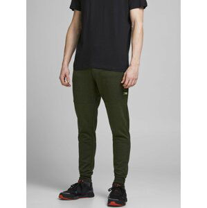 Khaki tepláky Jack & Jones Will