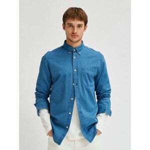 Modrá džínová košile Selected Homme Regrick