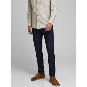 Tmavě modré slim fit džíny Jack & Jones Glenn