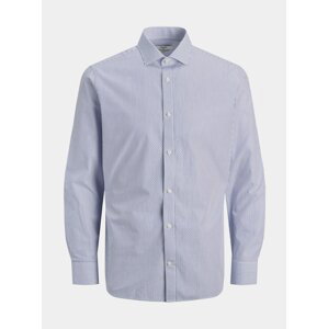 Modro-bílá vzorovaná košile Jack & Jones Royal