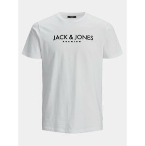 Bílé tričko Jack & Jones Jake