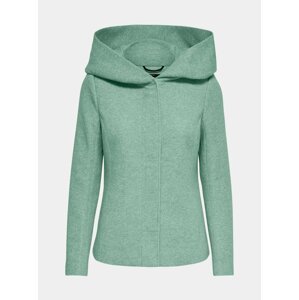 Zelený krátký kabát s kapucí ONLY Sedona