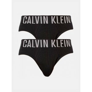 2PACK pánské slipy Calvin Klein černé