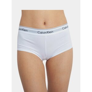 Dámské kalhotky Calvin Klein boyshort bílé