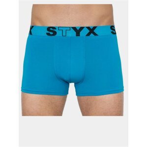 Pánské boxerky Styx sportovní guma nadrozměr světle modré