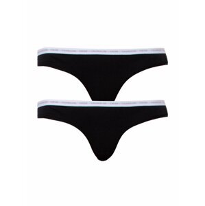 Sada dvou kusů černých dámských tang Calvin Klein Underwear