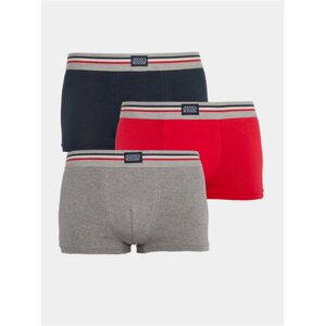 3PACK pánské boxerky Jockey vícebarevné