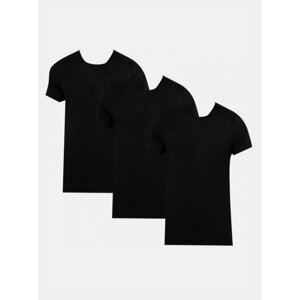 3PACK pánské tričko Calvin Klein černé
