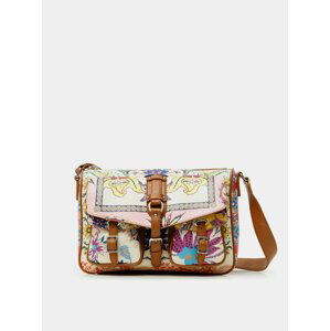 Desigual barevná crossbody kabelka Bols Pink Boho Liverpool