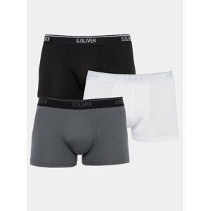 3PACK pánské boxerky S.Oliver vícebarevné (26.899.97.5623.12L1)