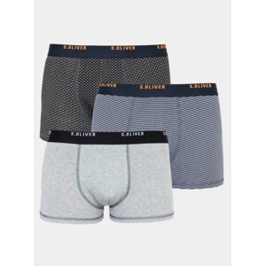 3PACK pánské boxerky S.Oliver vícebarevné (26.899.97.5624.16B1)