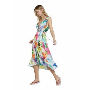 Desigual barevné letní šaty Vest Seychelles