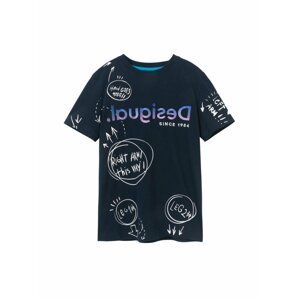 Desigual modré chlapecké tričko TS Marc