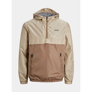 Hnědo-béžový anorak Jack & Jones Hunter