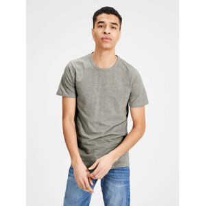 Šedé žíhané basic tričko Jack & Jones Basic