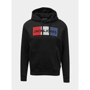 Černá pánská mikina s kapucí Jack & Jones