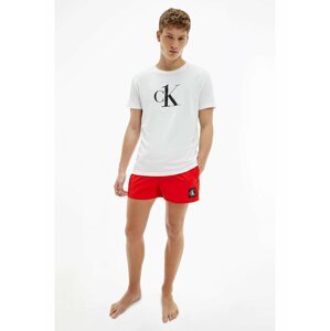 Calvin Klein bílé pánské tričko Relaxed Crew Tee