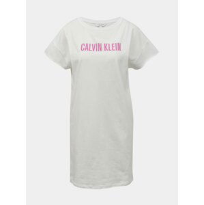 Bílé dámské šaty Calvin Klein Jeans