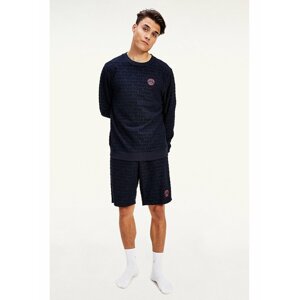 Tommy Hilfiger modré pánské teplákové kraťasy Track Short