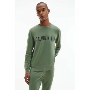Calvin Klein khaki pánská mikina L/S Sweatshirt