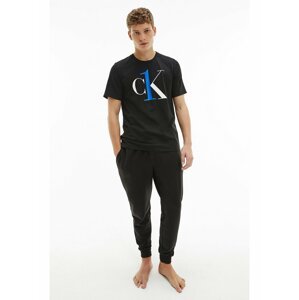 Calvin Klein černé pánské tričko S/S Crew Neck