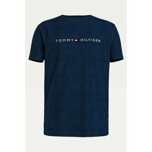 Tommy Hilfiger modré pánské tričko CN SS Tee Logo