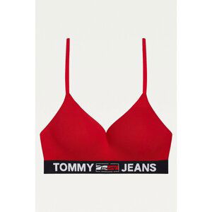 Tommy Hilfiger červená podprsenka Bralette Lift s gumou