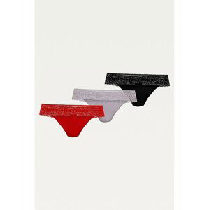 Tommy Hilfiger barevný 3 pack tang 3P Thong s krajkou