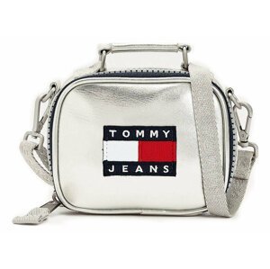 Tommy Hilfiger stříbrná malá crossbody kabelka TJW Heritage Nano Bag