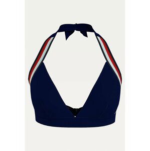 Tommy Hilfiger tmavě modrý horní díl plavek Triangle Fixed