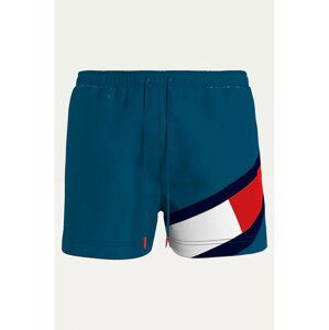 Tommy Hilfiger petrolejové pánské plavky Medium Drawsting