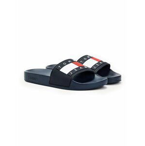 Tommy Hilfiger modré pantofle Tommy Jeans Flag Pool Slide