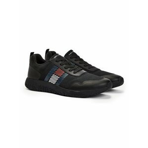 Tommy Hilfiger černé pánské tenisky Lightweight Runner Flag