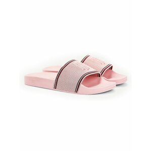 Tommy Hilfiger pudrové pantofle Knitted Pool Slide