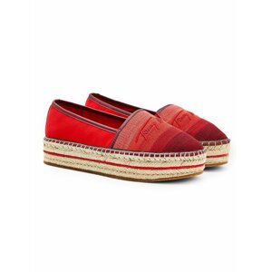 Tommy Hilfiger červené espadrilky Gradient Espadrille