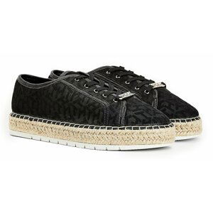 Tommy Hilfiger černé tenisky Mesh Lace up Espadrille