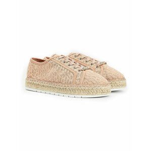 Tommy Hilfiger pudrové tenisky Mesh Lace up Espadrille