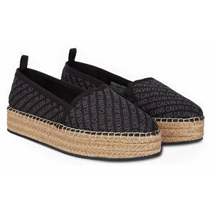 Calvin Klein černé espadrilky Espadrille Wedge