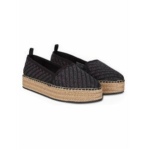 Calvin Klein černé espadrilky Espadrille Wedge