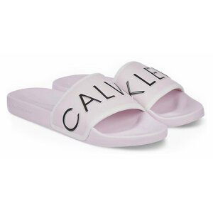 Calvin Klein růžové pantofle Slide Padded