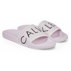 Calvin Klein růžové pantofle Slide Padded